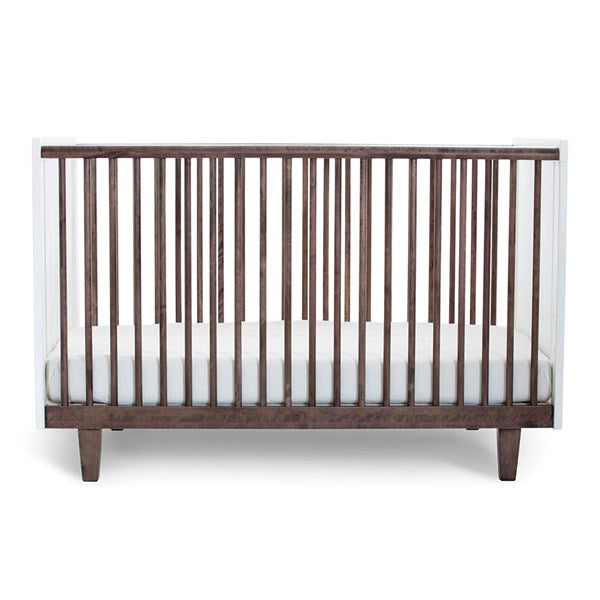 Oeuf NYC Rhea Cot Bed - White & Walnut