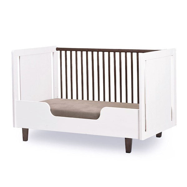 Oeuf NYC Rhea Cot Bed - White & Walnut