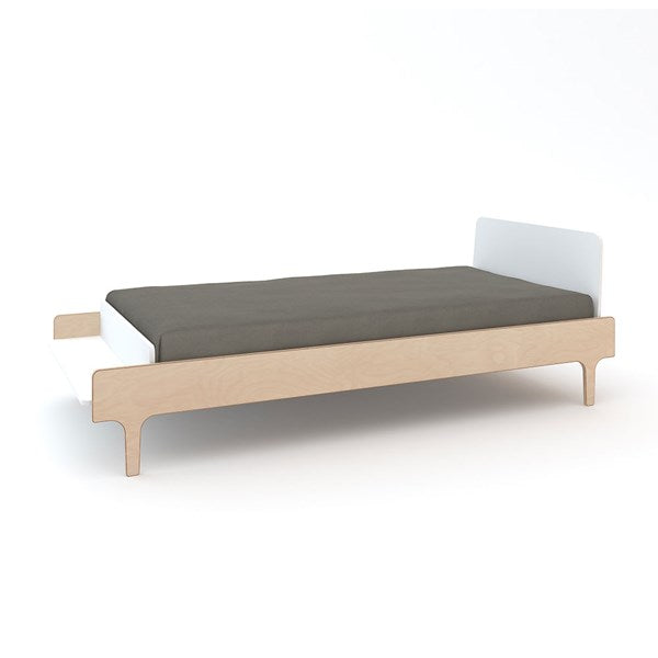Oeuf NYC River Single Bed - White & Birch