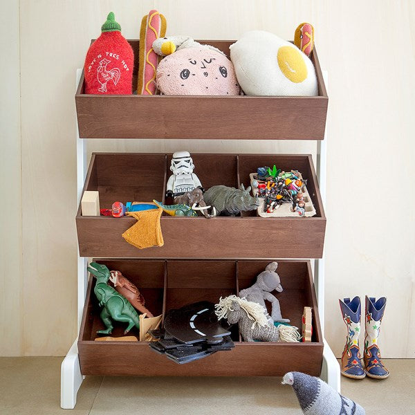 Oeuf NYC Toy Storage Unit - Walnut