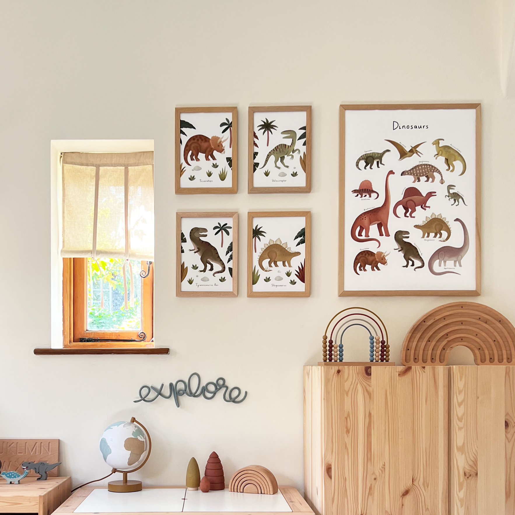 Tyrannosaurus Rex Art Print by Kid of the Village (6 Sizes Available)