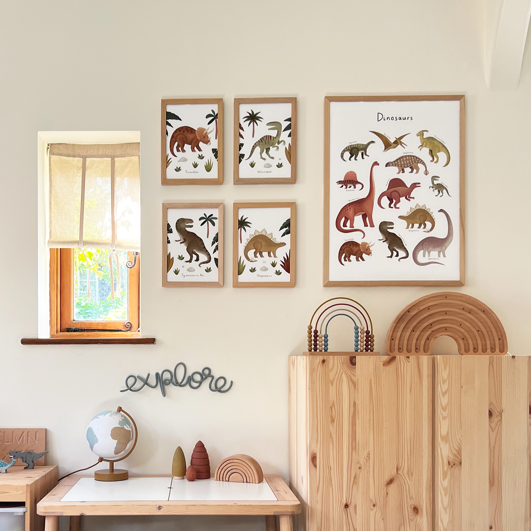 Velociraptor Art Print by Kid of the Village (6 Sizes Available)
