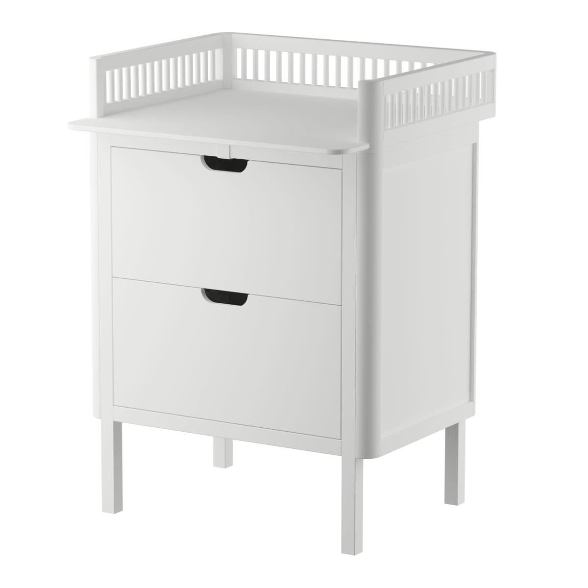 Sebra Changing Unit With Drawers - Classic White