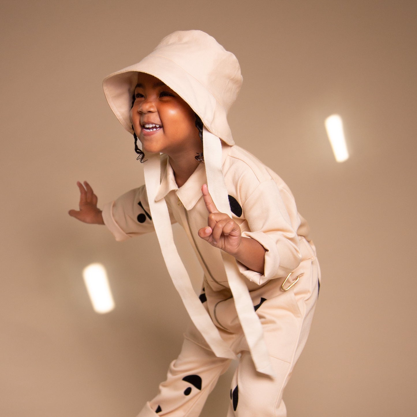 Kiso Apparel Organic Kids Bucket Hat - Cloud
