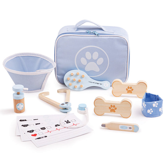 Bigjigs Wooden Veterinary Play Set