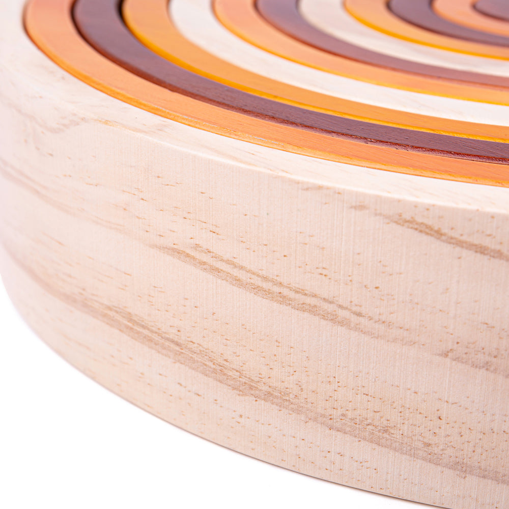 Bigjigs Orange Rainbow Stacking Toy - Large