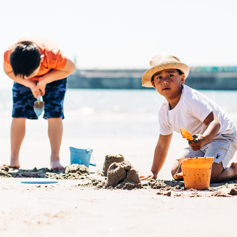 Bigjigs Silicone Beach Toys Bundle - Apricot