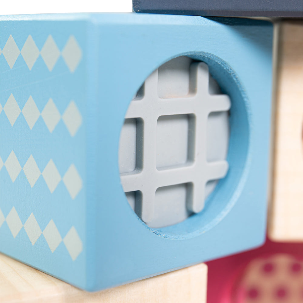 Bigjigs Wooden Baby Sensory Blocks