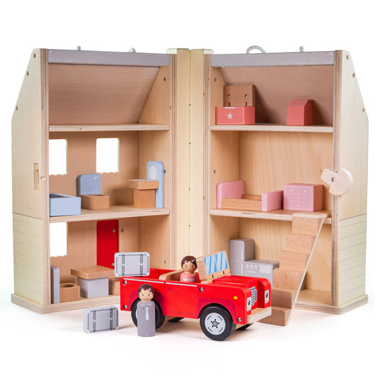 Bigjigs Wooden My First Doll House
