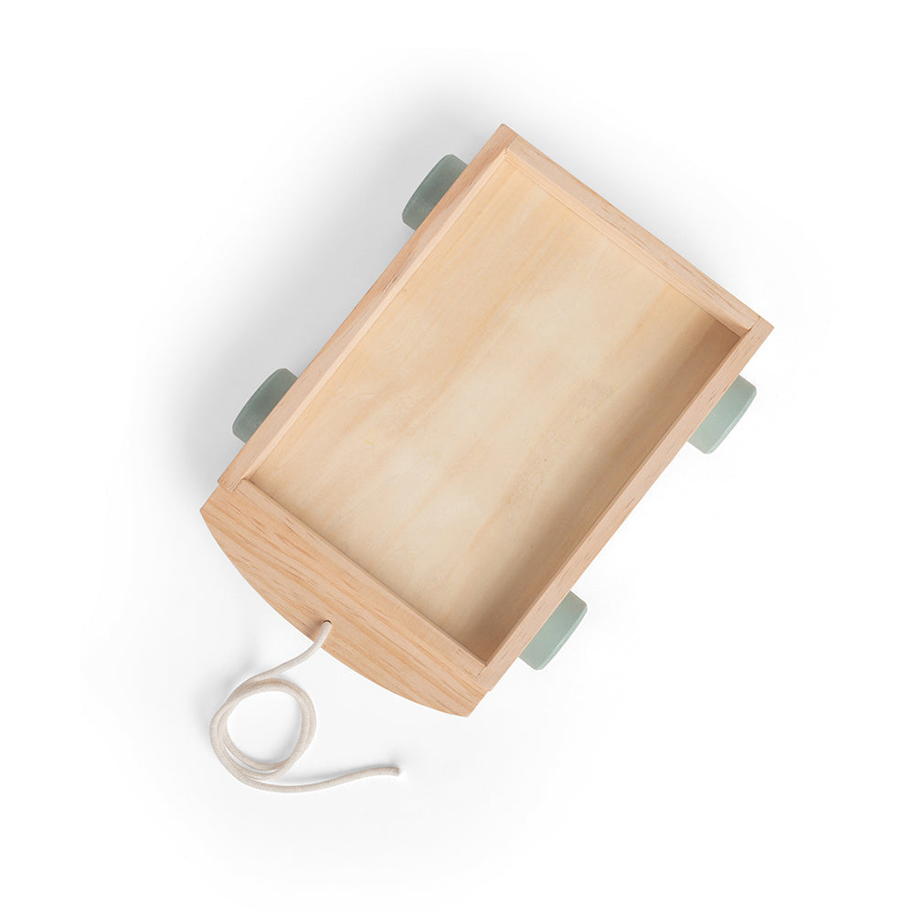 Bigjigs Wooden Pull-Along Brick Cart