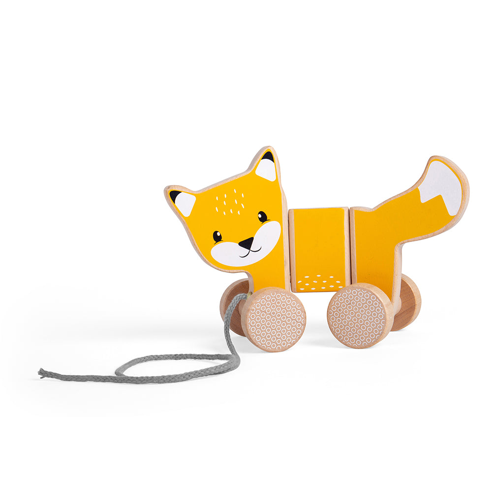 Bigjigs Wooden Pull-Along Fox