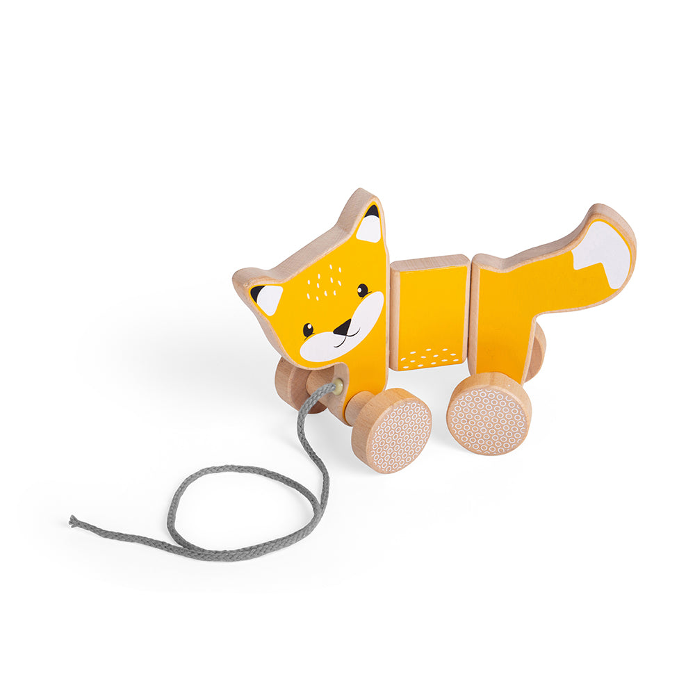 Bigjigs Wooden Pull-Along Fox