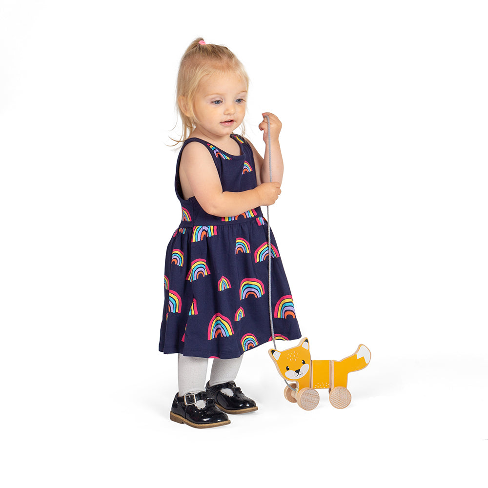Bigjigs Wooden Pull-Along Fox
