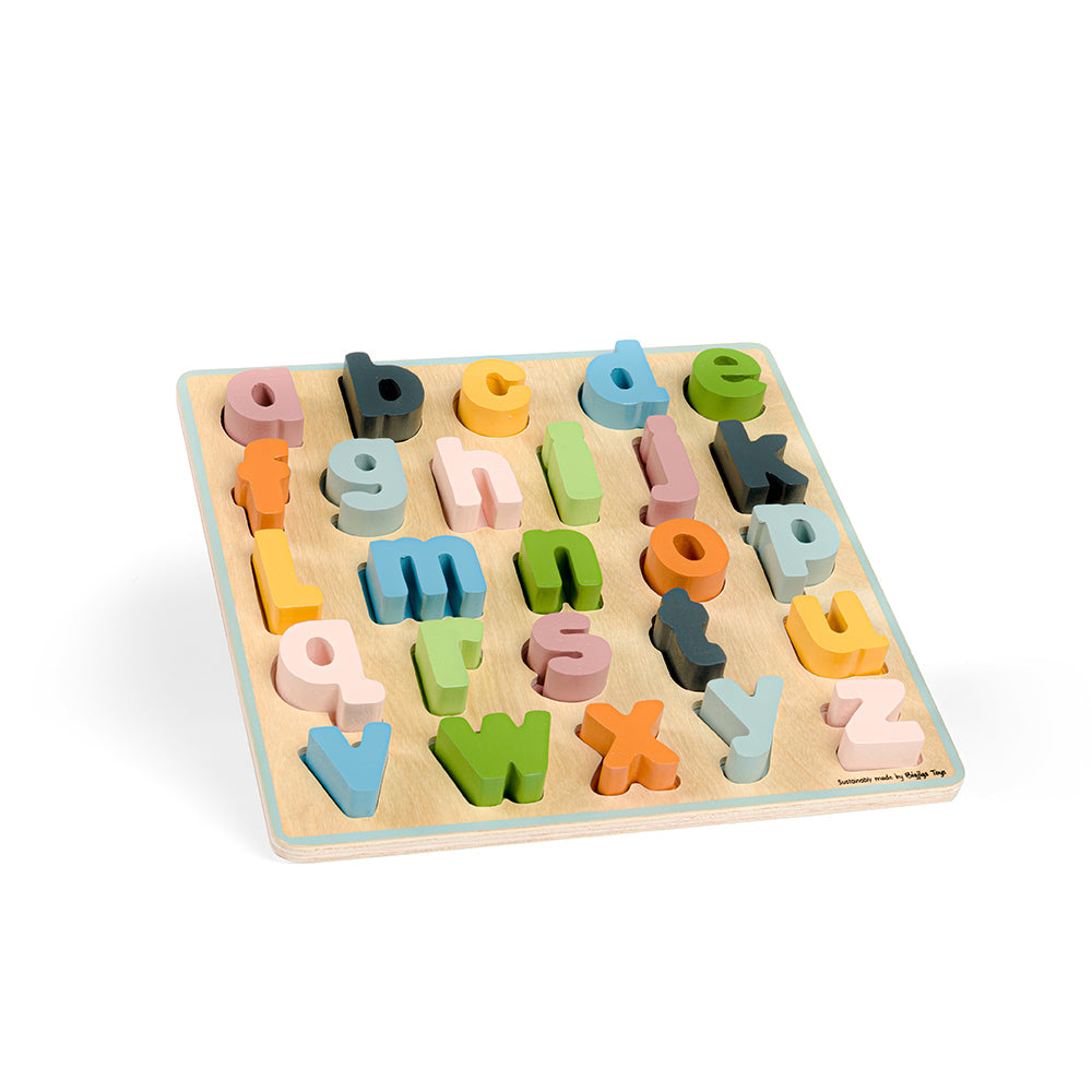 Bigjigs Wooden Abc Puzzle - Lowercase – Soren's House
