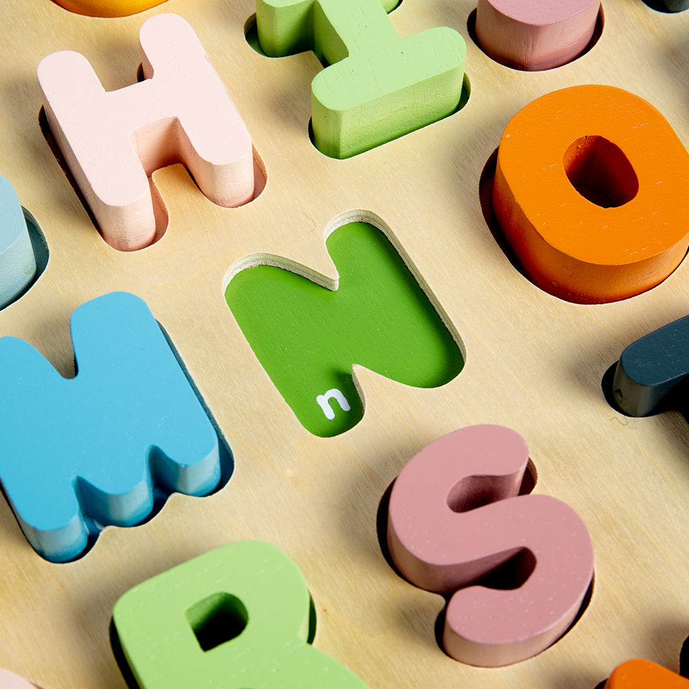 Bigjigs Wooden Abc Puzzle - Uppercase