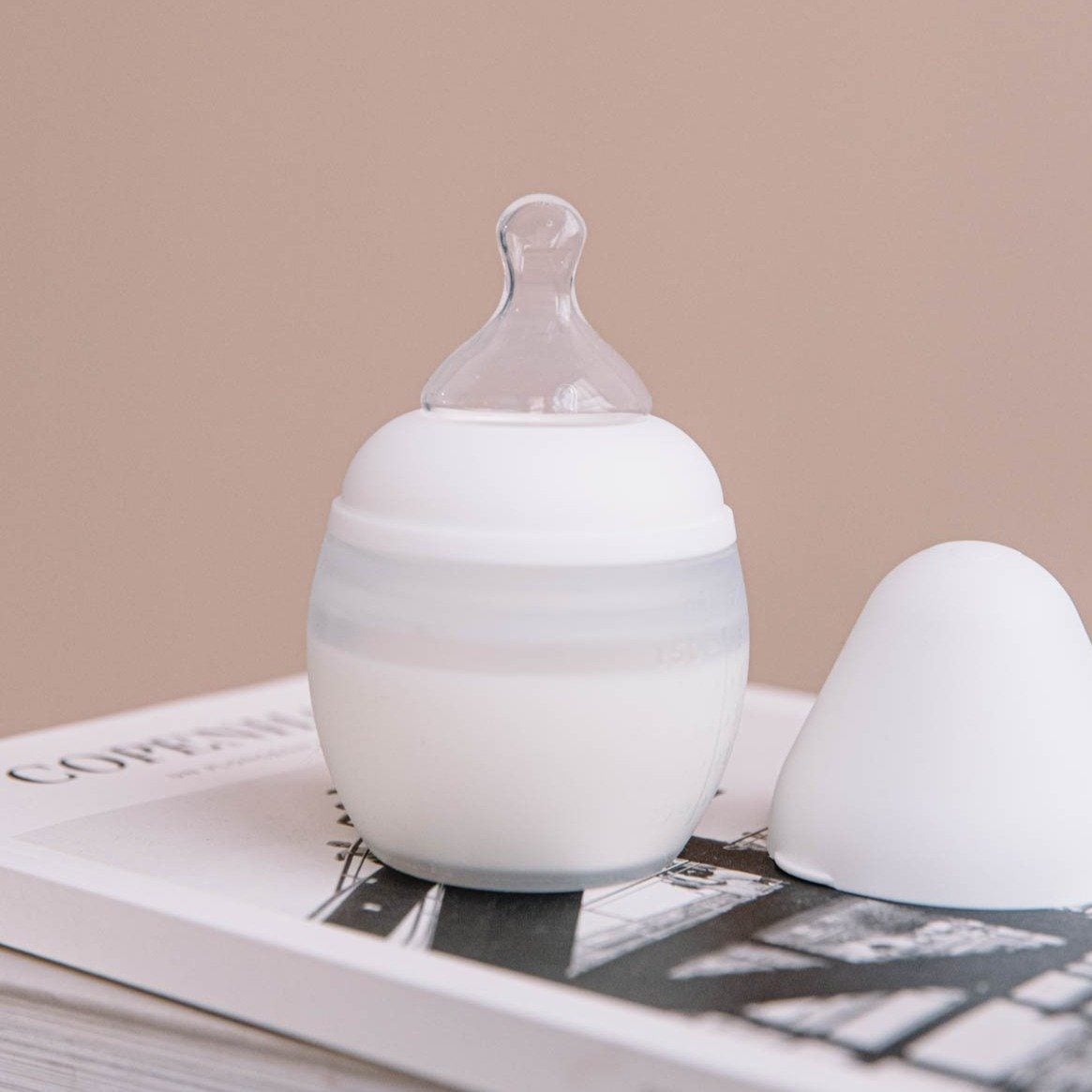 Elhee Silicone Baby Bottle - Milk (2 Sizes)