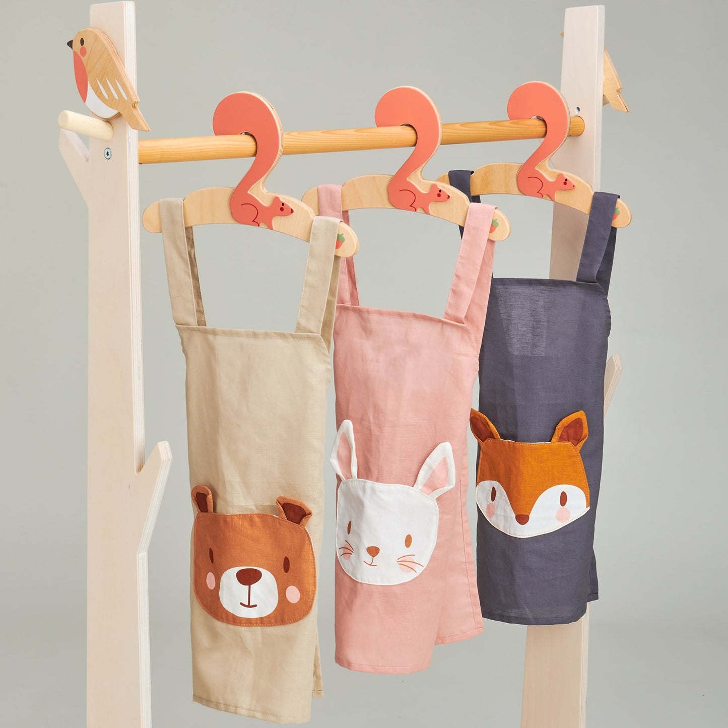 ThreadBear Design Bear Linen Apron