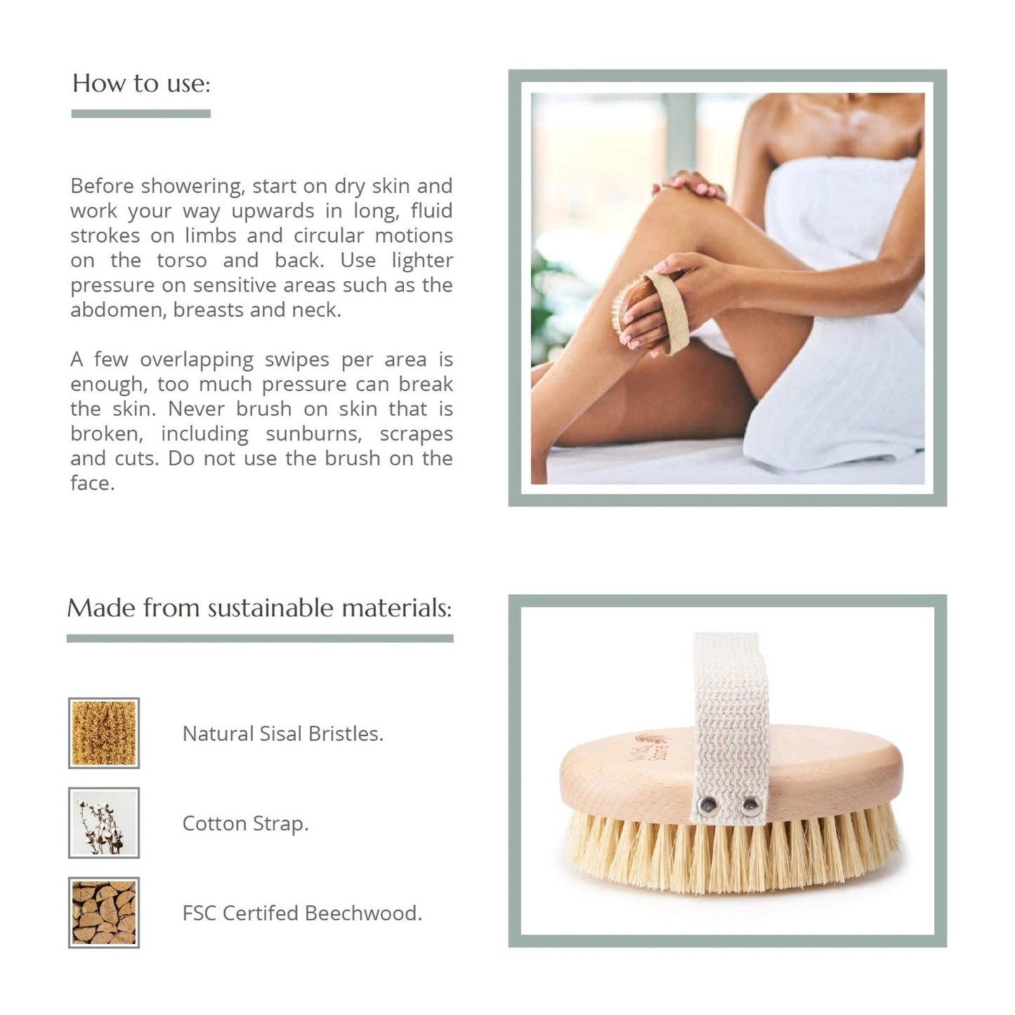 Wild & Stone Natural Body Brush