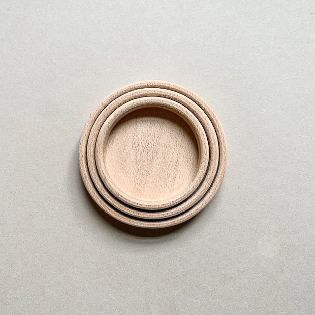 Wooden Circle Sorting Trays by The Little Coach House