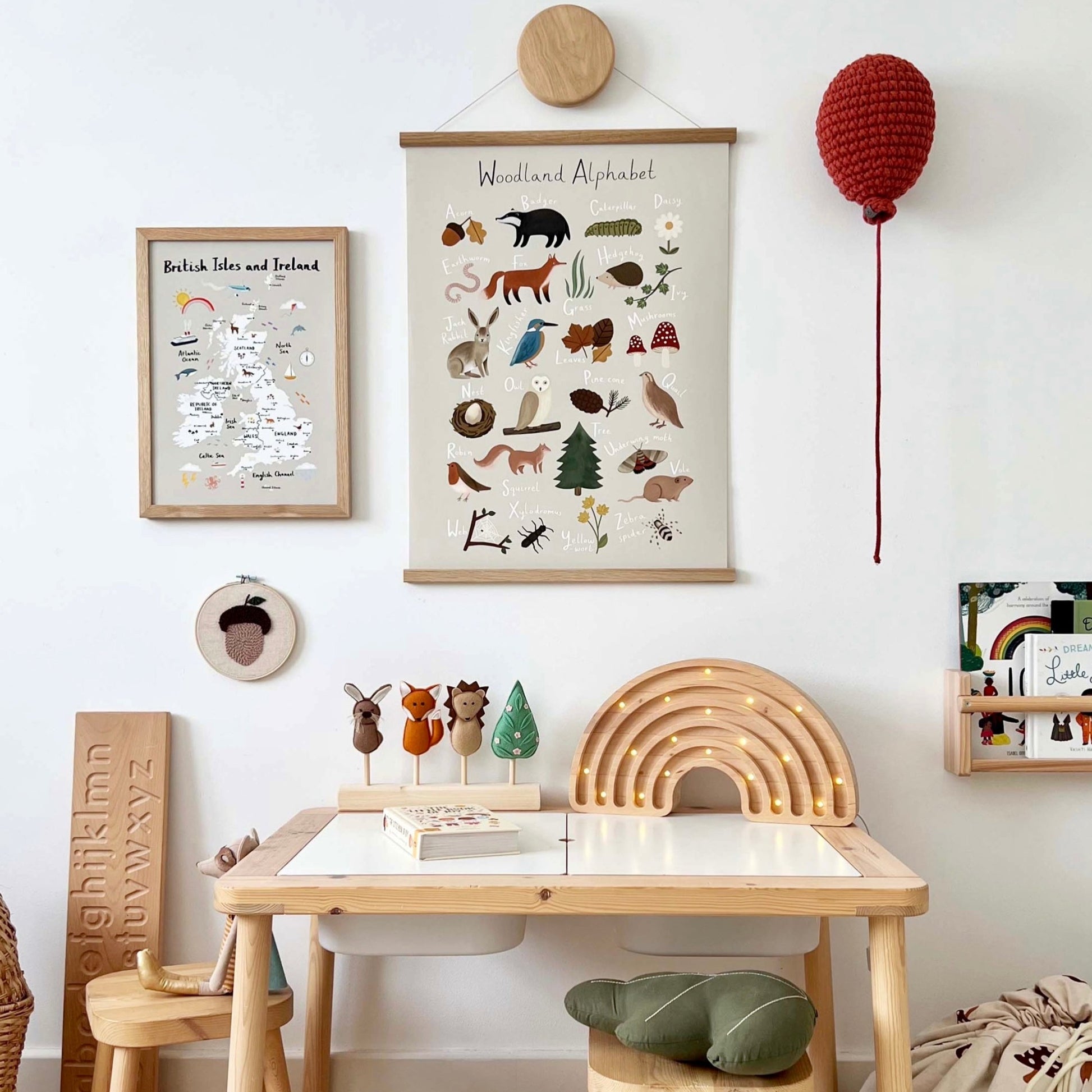 British Isles & Ireland Art Print In Stone by Kid of the Village (6 Sizes Available)