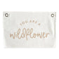 'You Are a Wildflower' Wall Banner by Leonie & The Leopard 