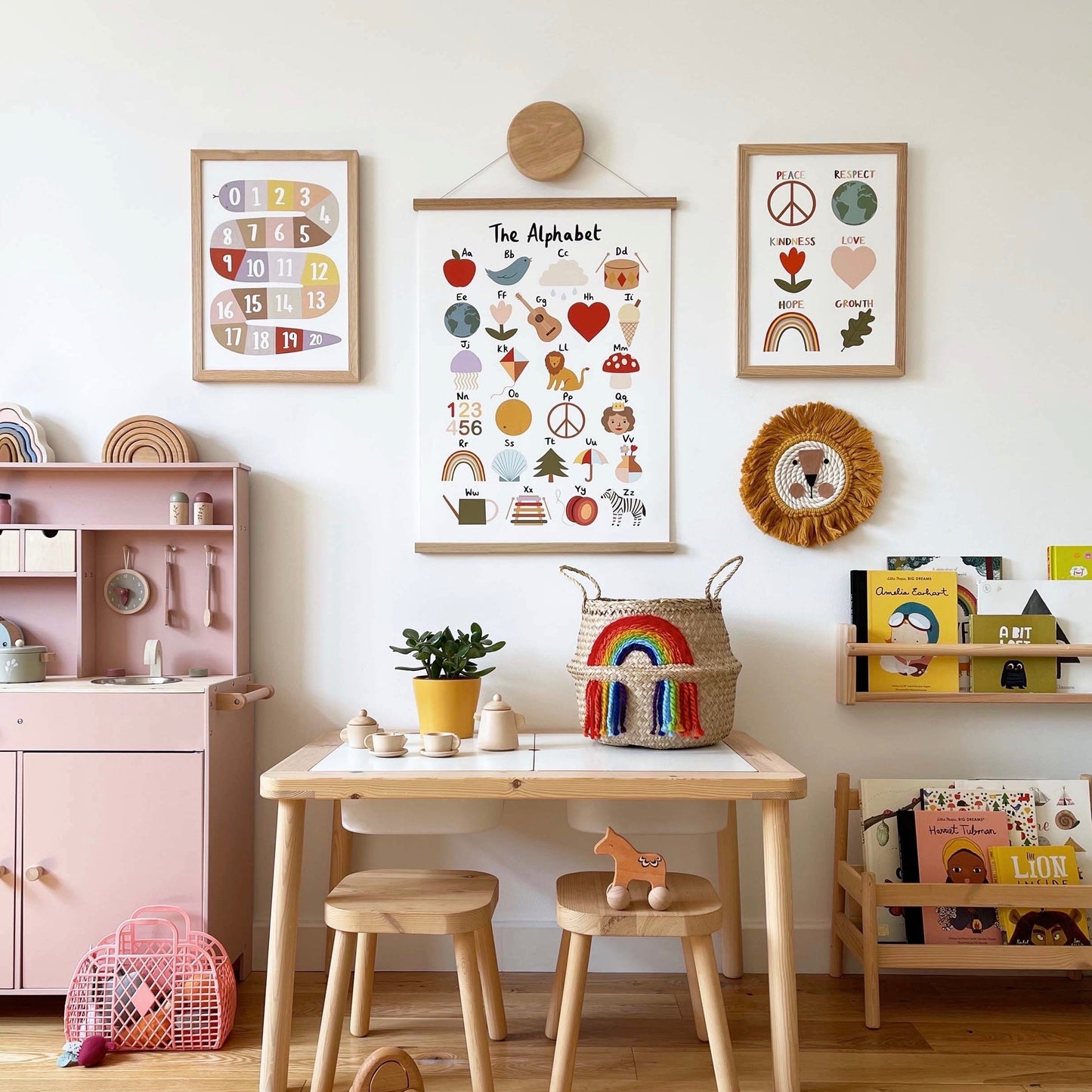 Alphabet Art Print by Kid of the Village (6 Sizes Available)