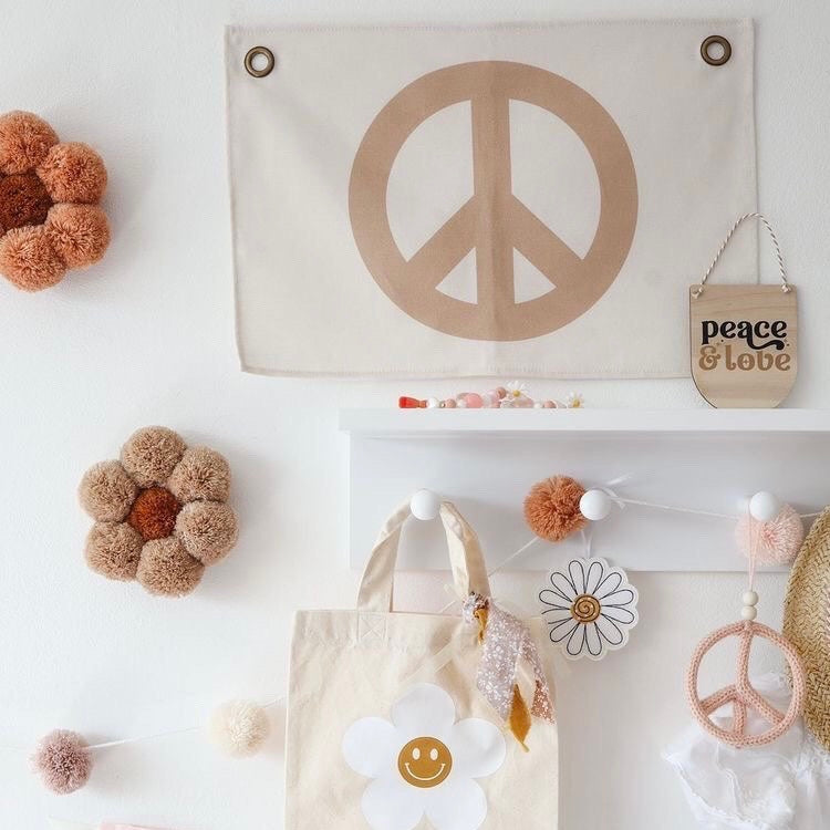 Peace Wall Banner by Leonie & The Leopard