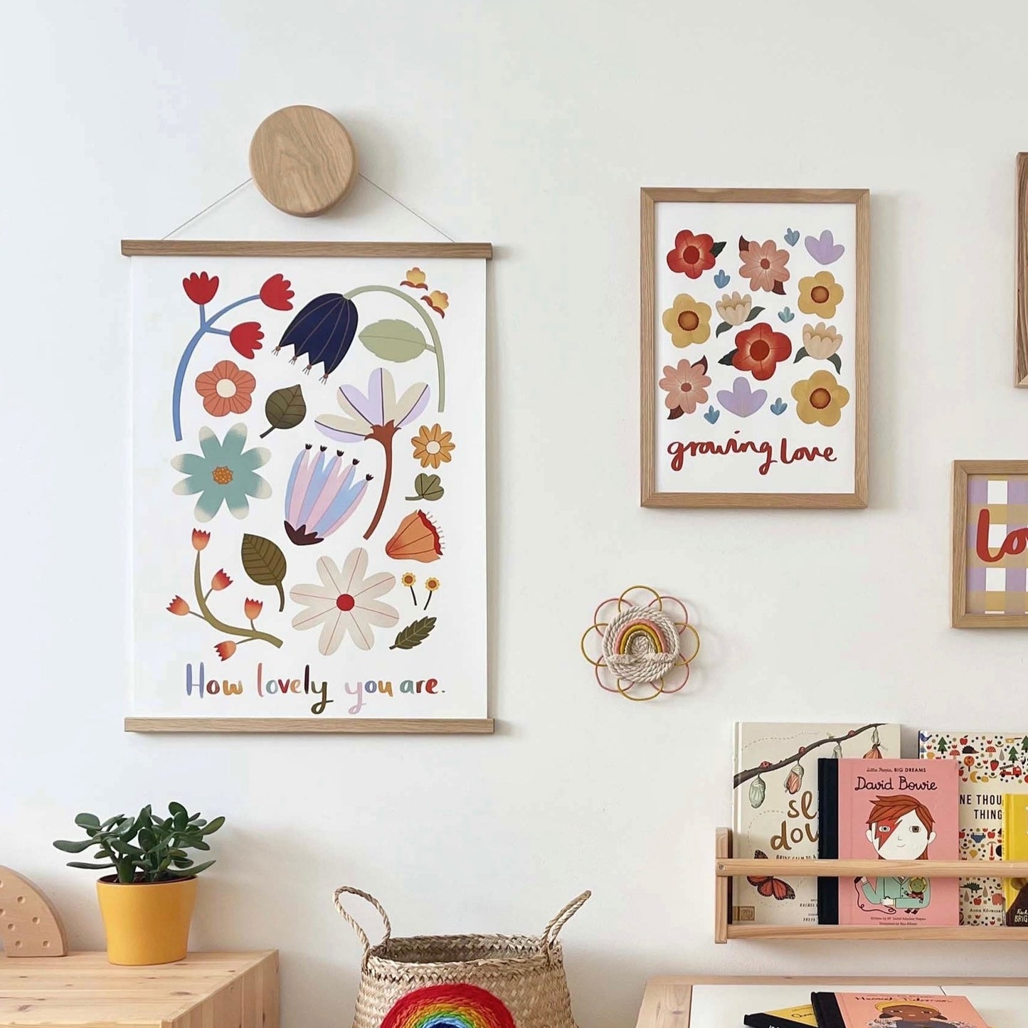 How Lovely You Are Art Print by Kid of the Village (6 Sizes Available)