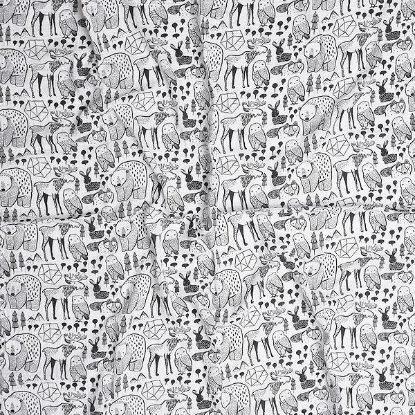Wee Gallery Organic Muslin Swaddle - Nordic | Soren's House