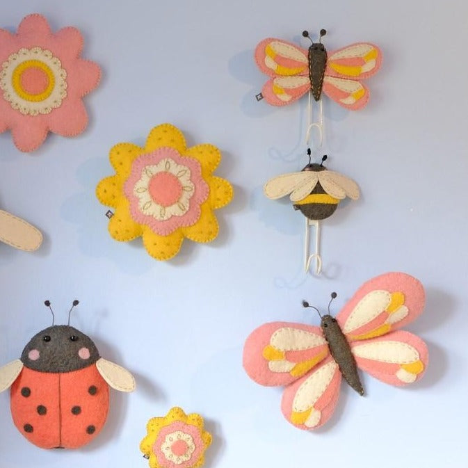 Fiona Walker Felt Butterfly Wall Hook