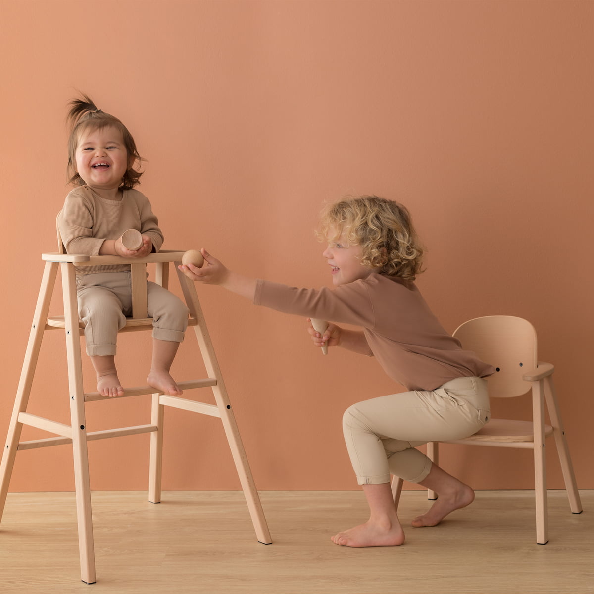 Nobodinoz Growing Green High Chair