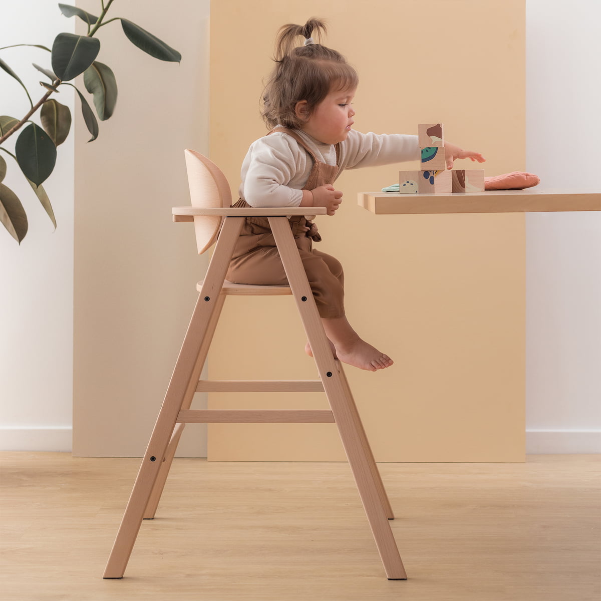Nobodinoz Growing Green High Chair