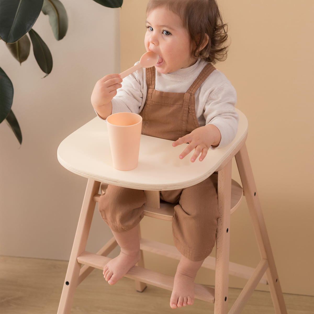Nobodinoz Growing Green High Chair