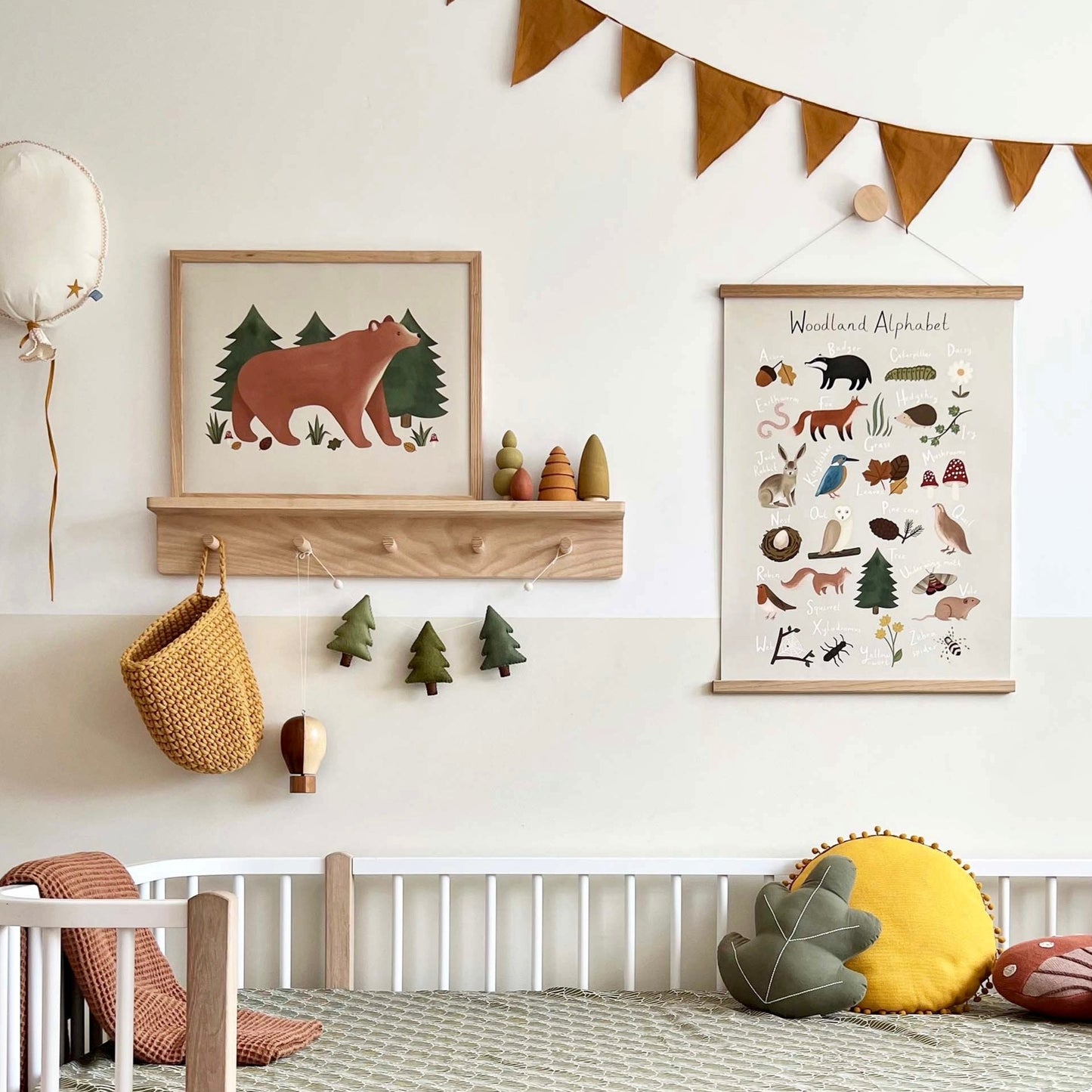 Bear Art Print In Stone by Kid of the Village (6 Sizes Available)