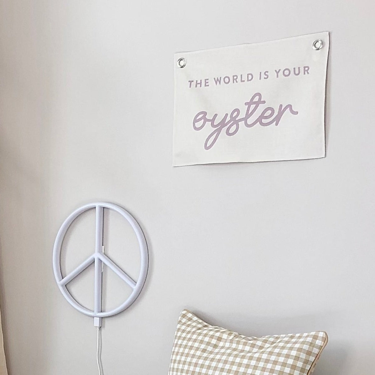 Oyster Wall Banner by Leonie & The Leopard
