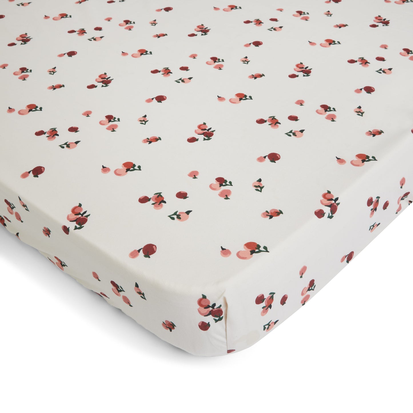 Avery Row Cotbed Fitted Sheet - Peaches