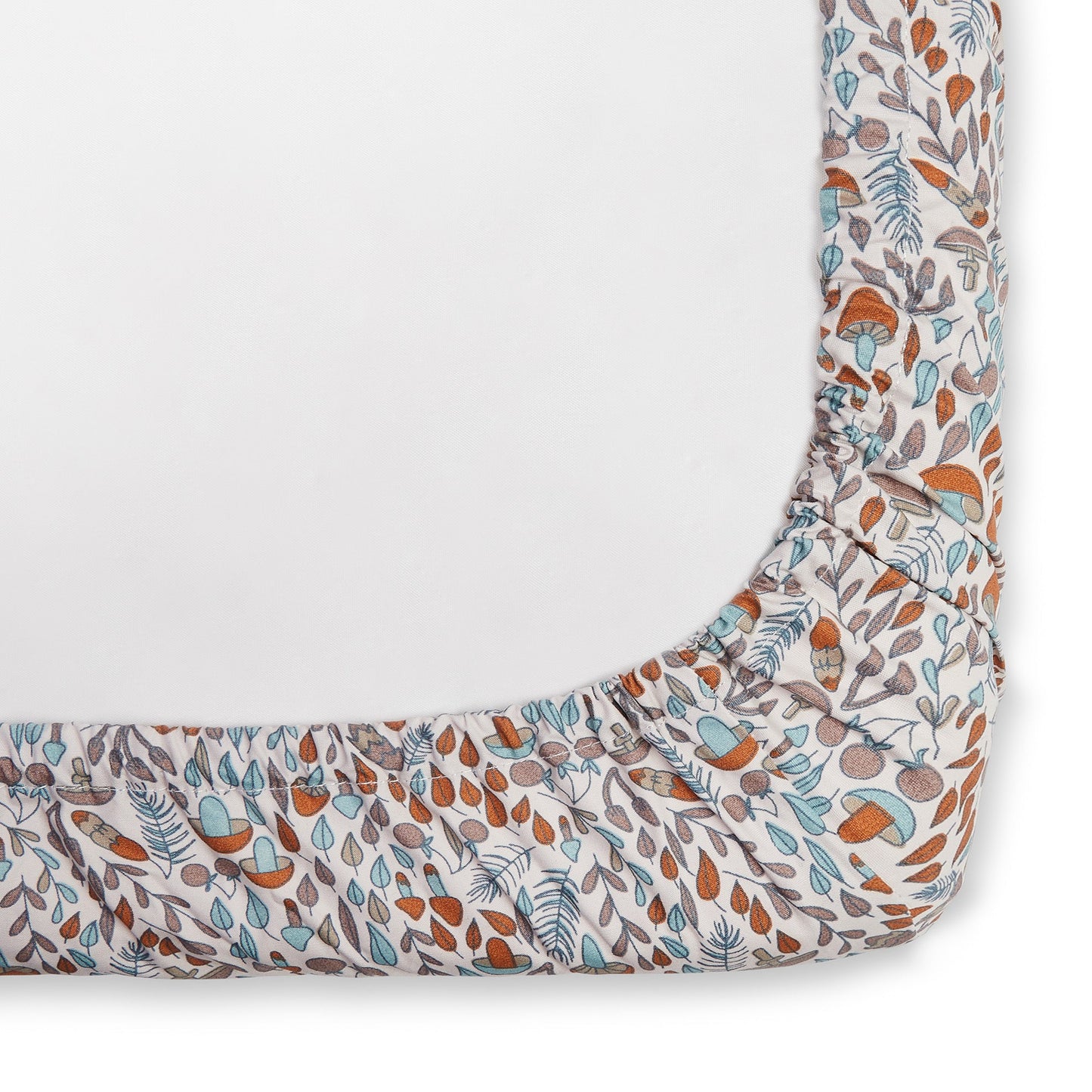 Avery Row Changing Cushion Fitted Sheet - Woodland Walk