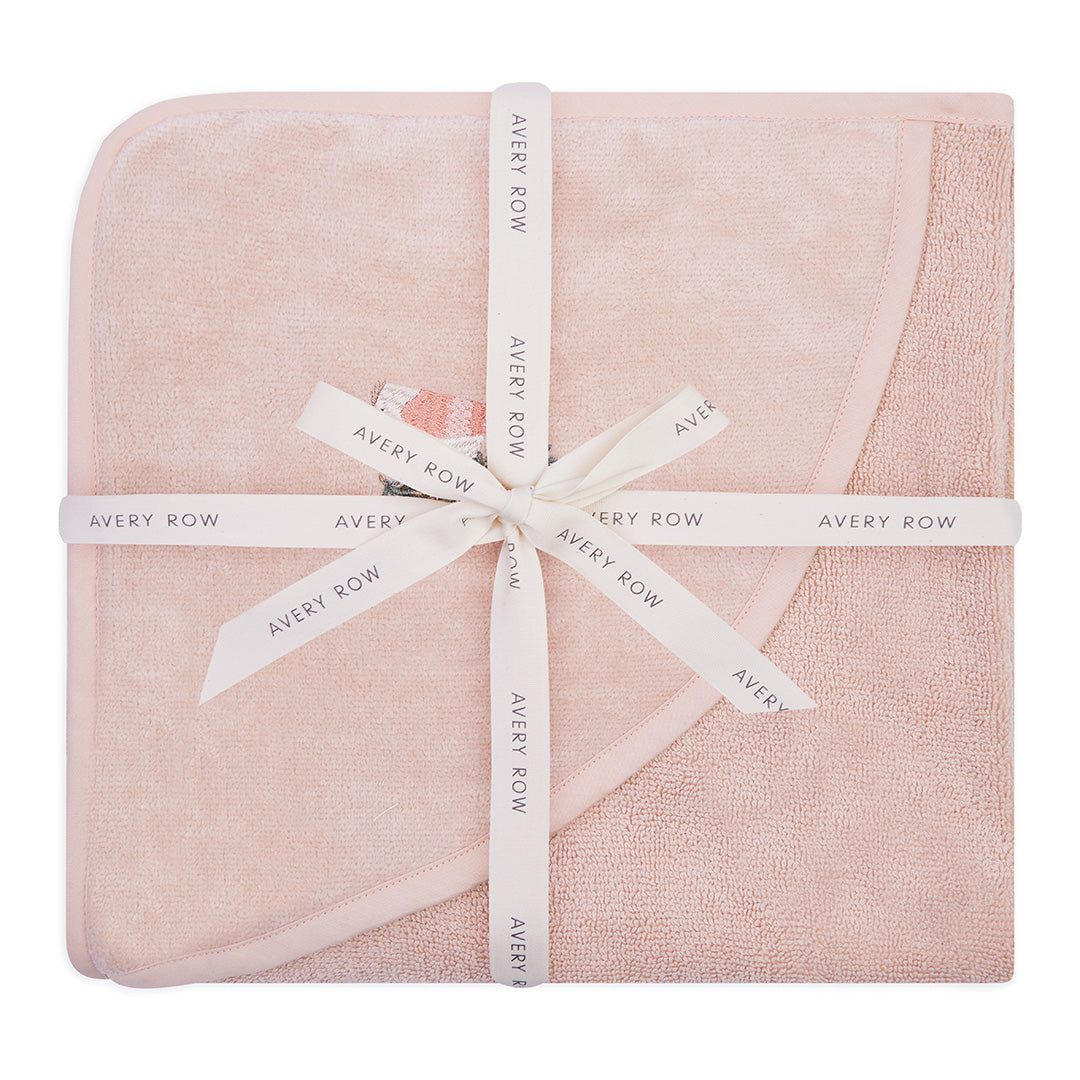 Avery Row Hooded Baby Towel - Bird