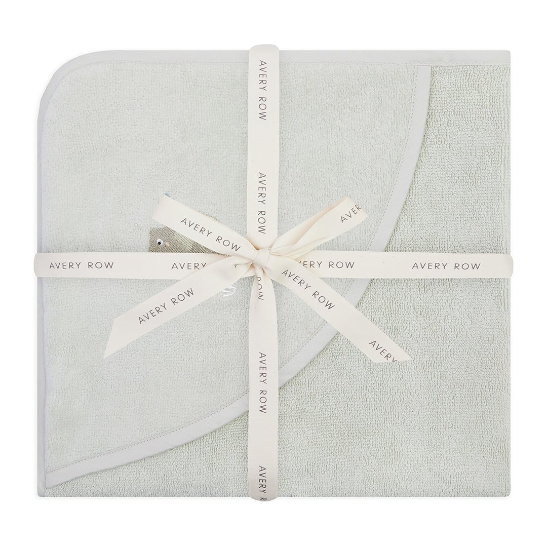 Avery Row Hooded Baby Towel - Frog