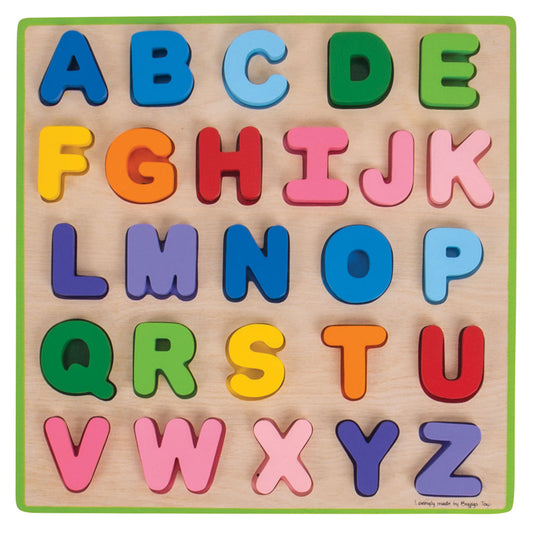 Bigjigs Wooden ABC Puzzle - Uppercase