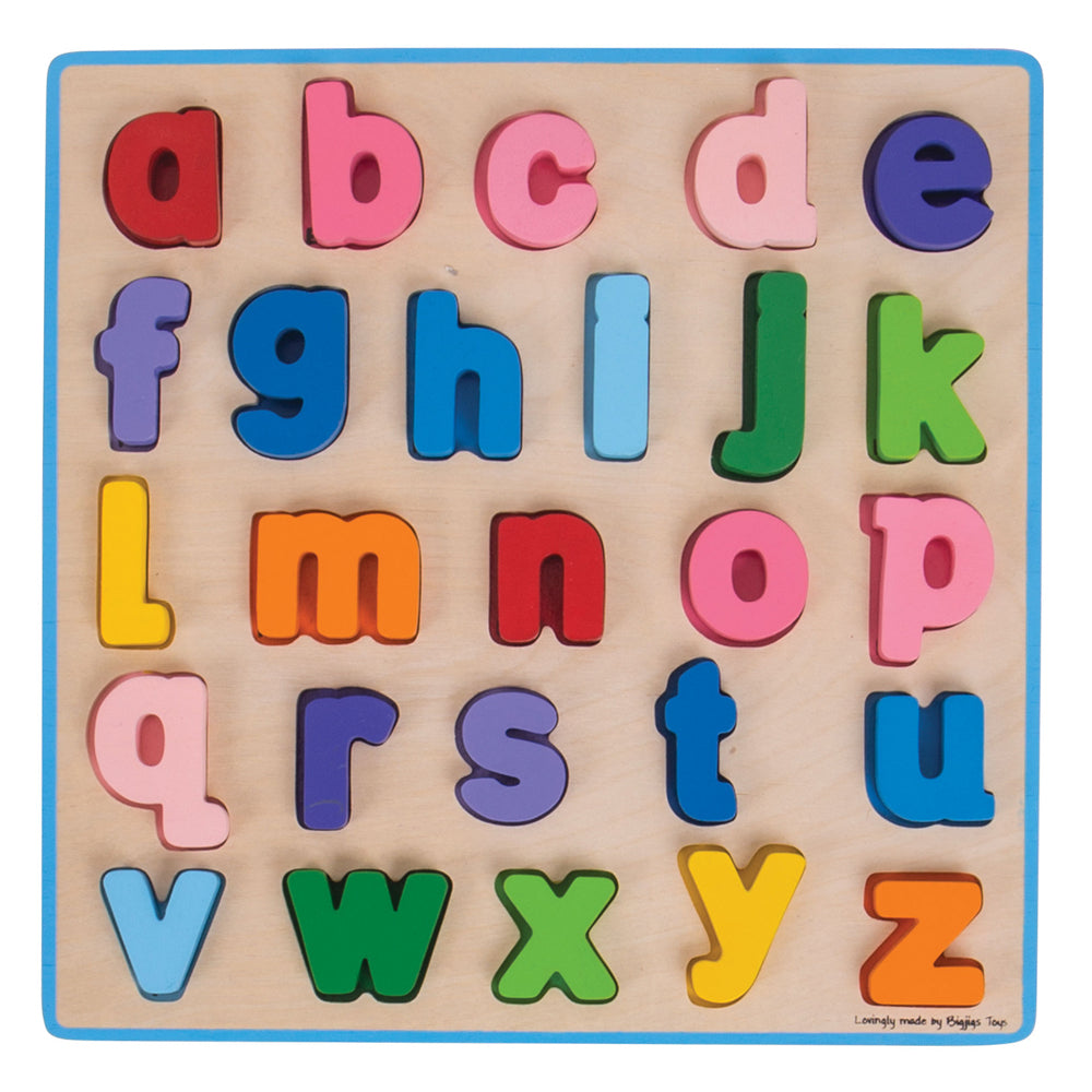Bigjigs Wooden Abc Puzzle - Lowercase