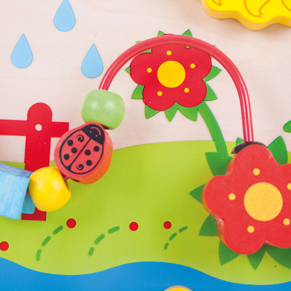 Bigjigs Wooden Flower Activity Centre