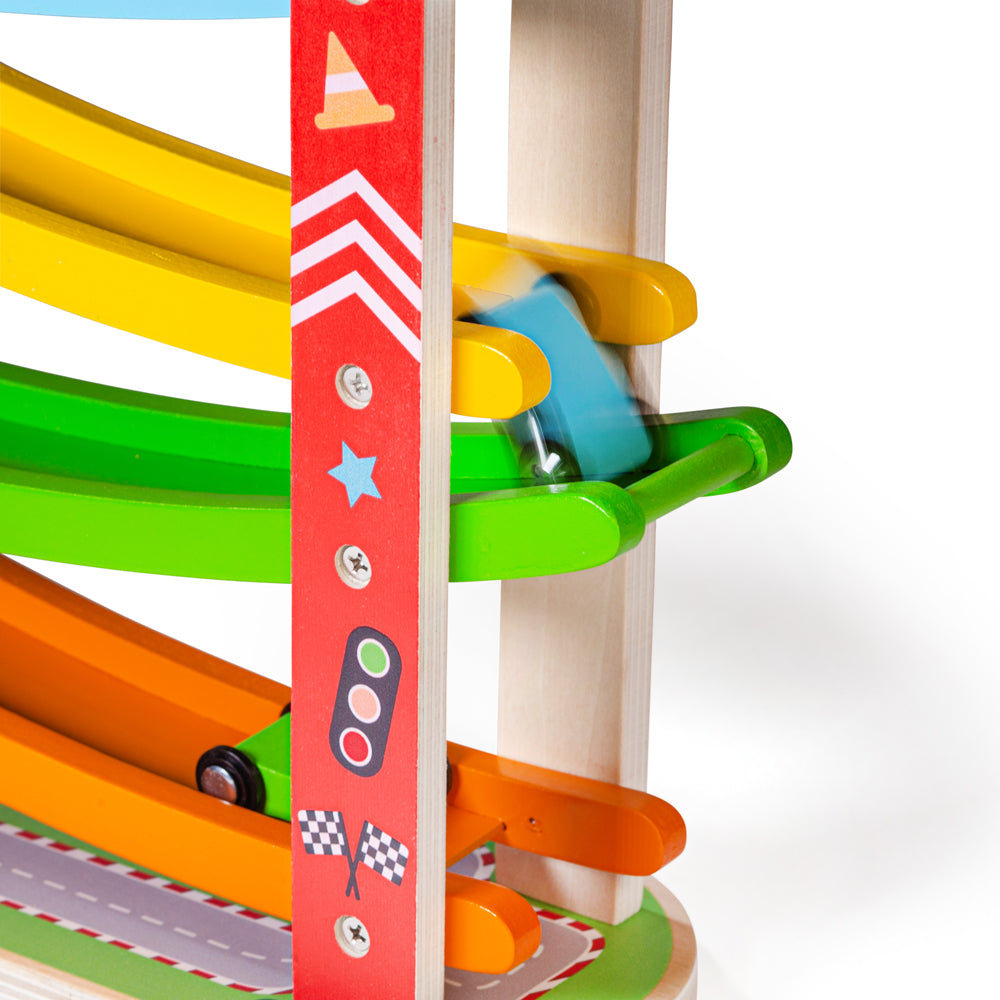 Bigjigs Wooden Car Ramp Racer