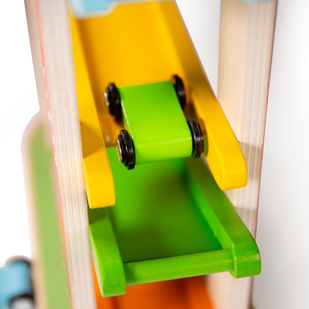 Bigjigs Wooden Car Ramp Racer