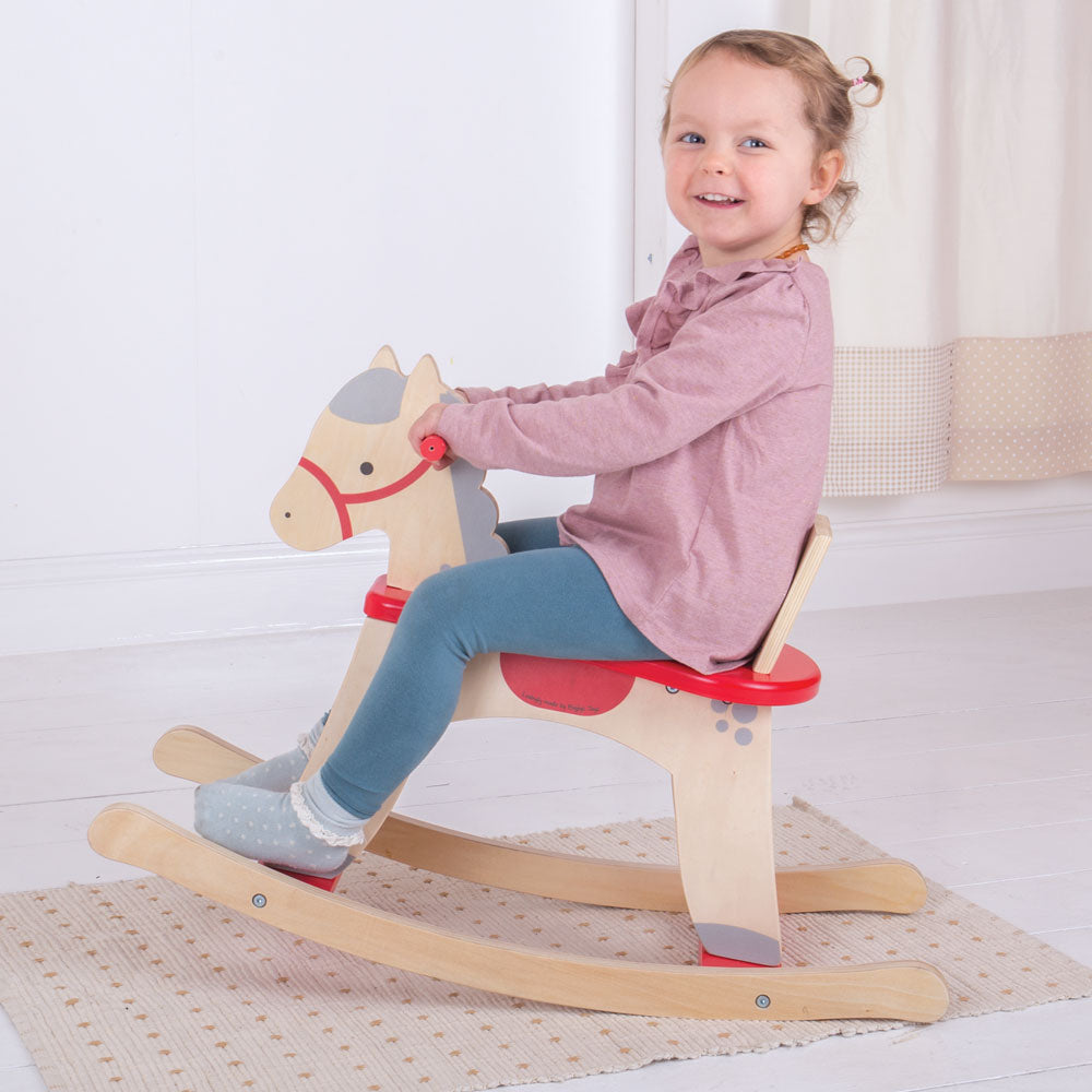 Bigjigs Classic Wooden Rocking Horse