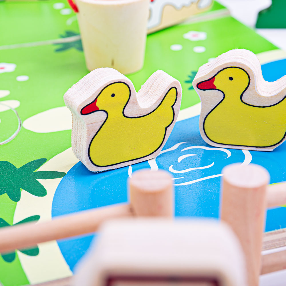 Bigjigs Wooden Play Farm Set
