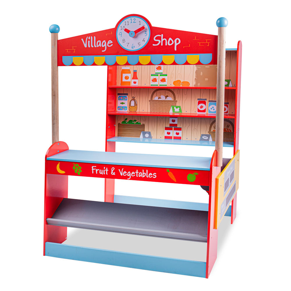 Bigjigs Wooden Village Play Shop
