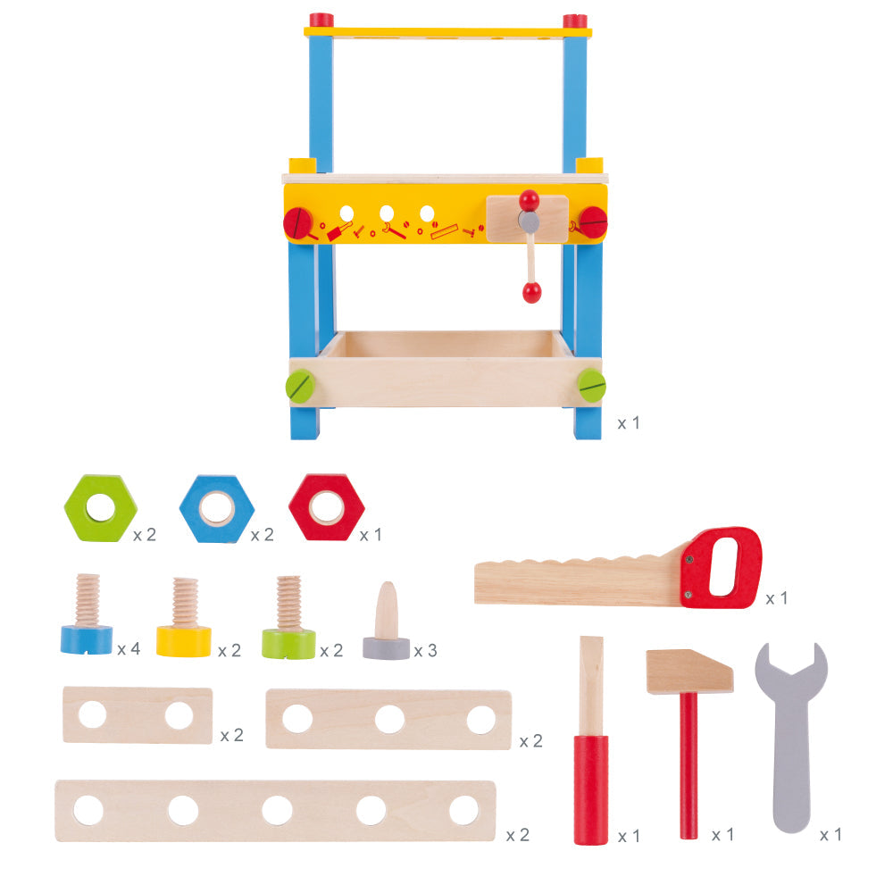 Bigjigs Wooden My First Workbench