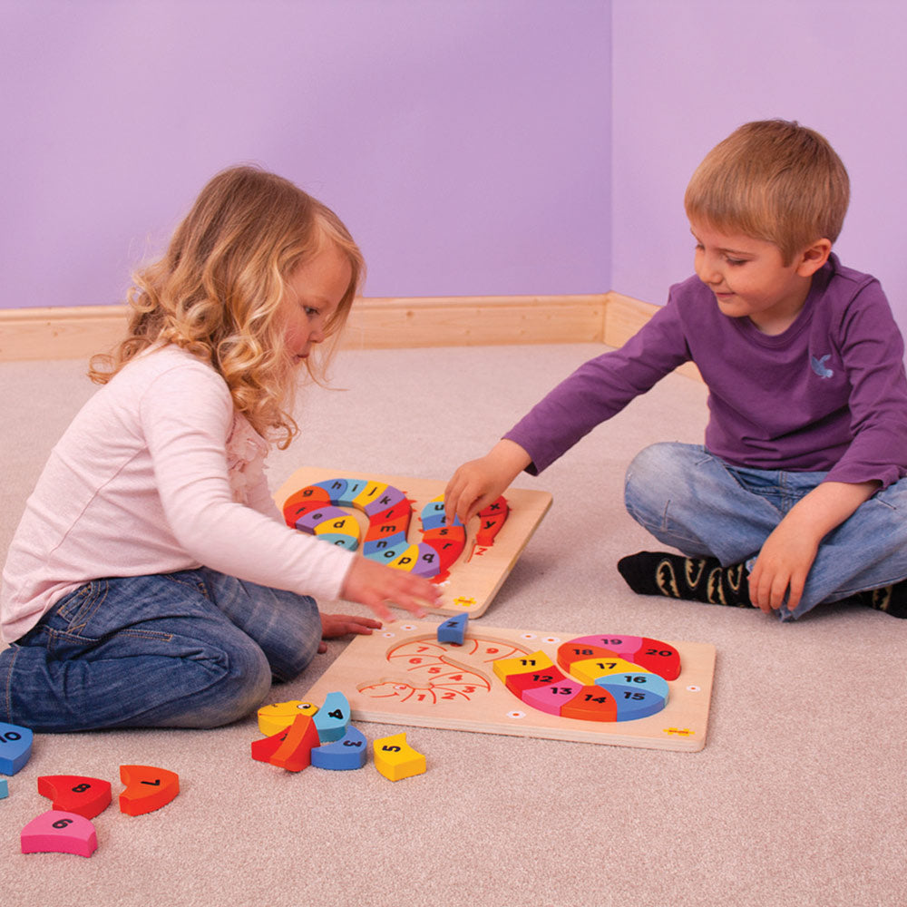 Bigjigs Wooden Snake Puzzle