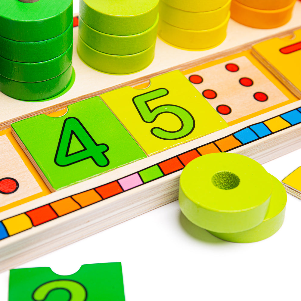 Bigjigs Wooden Learn to Count Game